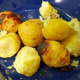 うちのおやつ「魚焼きグリルで「焼き栗」」